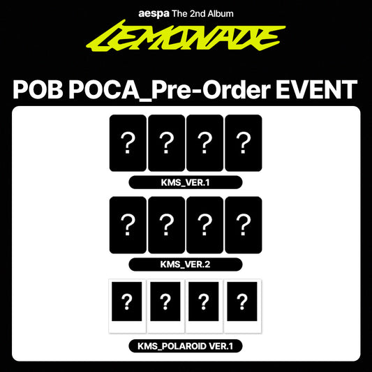 aespa The 2nd Album 'LEMONADE' POB (KMStation)