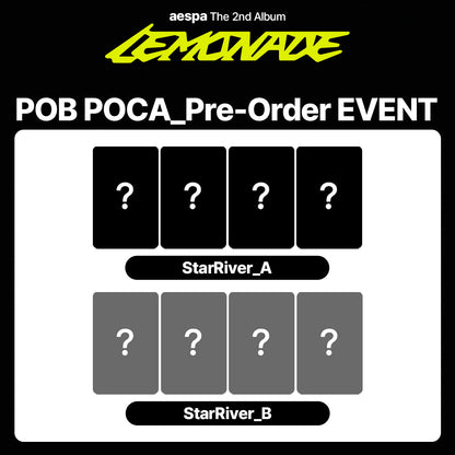aespa The 2nd Album 'LEMONADE' POB (StarRiver)